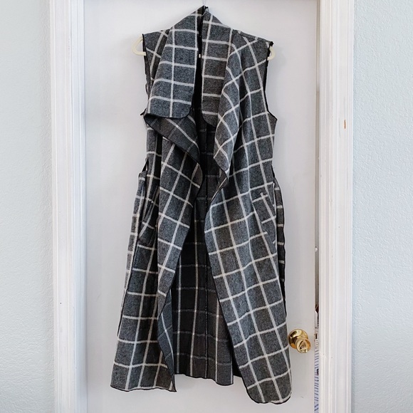 ASOS Midi Wrap Vest with Waist Tie - Picture 3 of 5